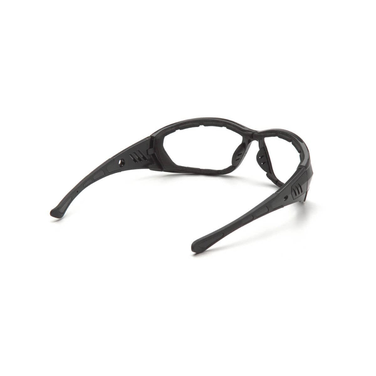 Pyramex Atrex Safety Glasses with Padded Pearl Gray Frame and Clear Anti-Fog Lens SPG10810DT - Back View