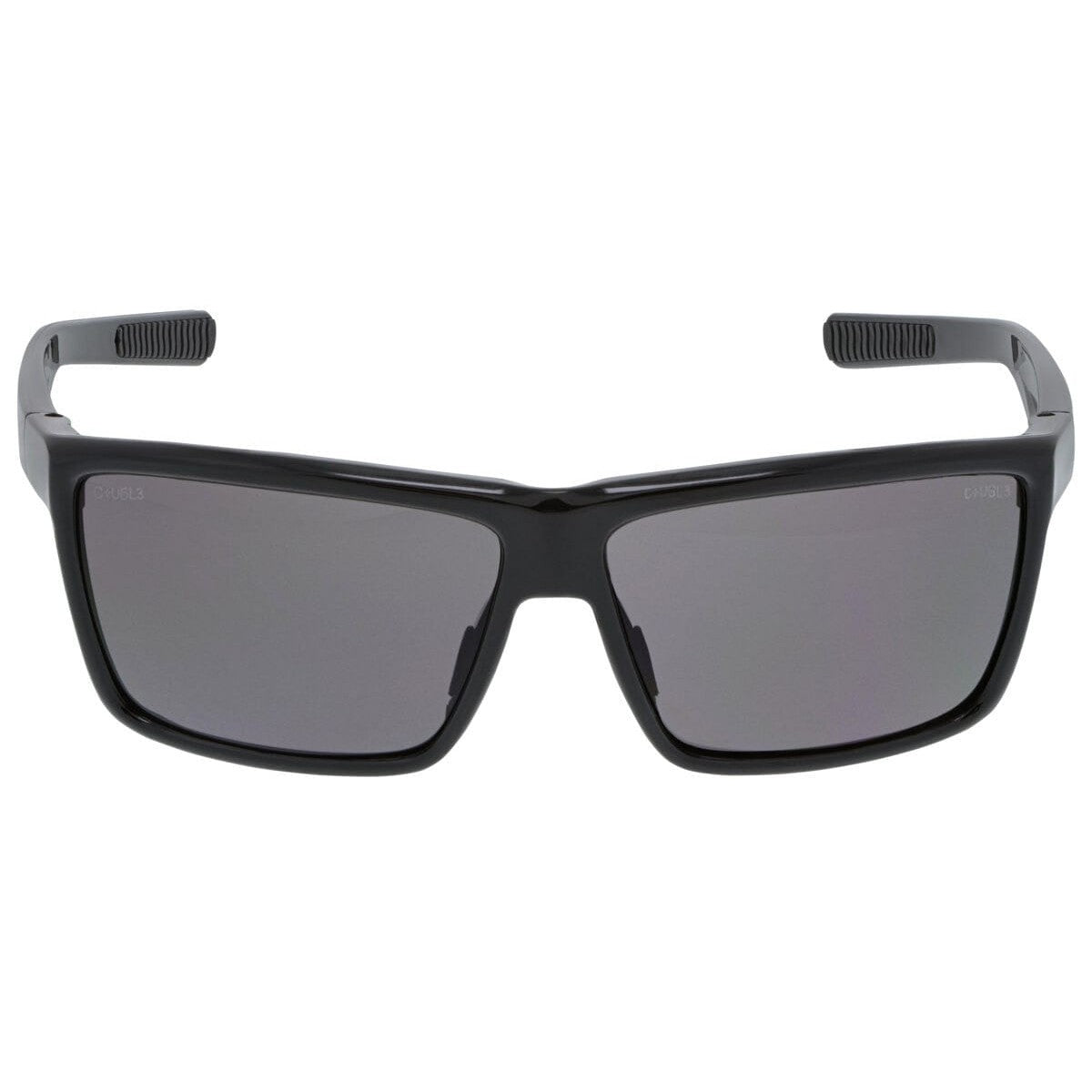 MCR Safety Swagger SR2 Safety Glasses with Black Frame and Gray Lens SR212 - Front View