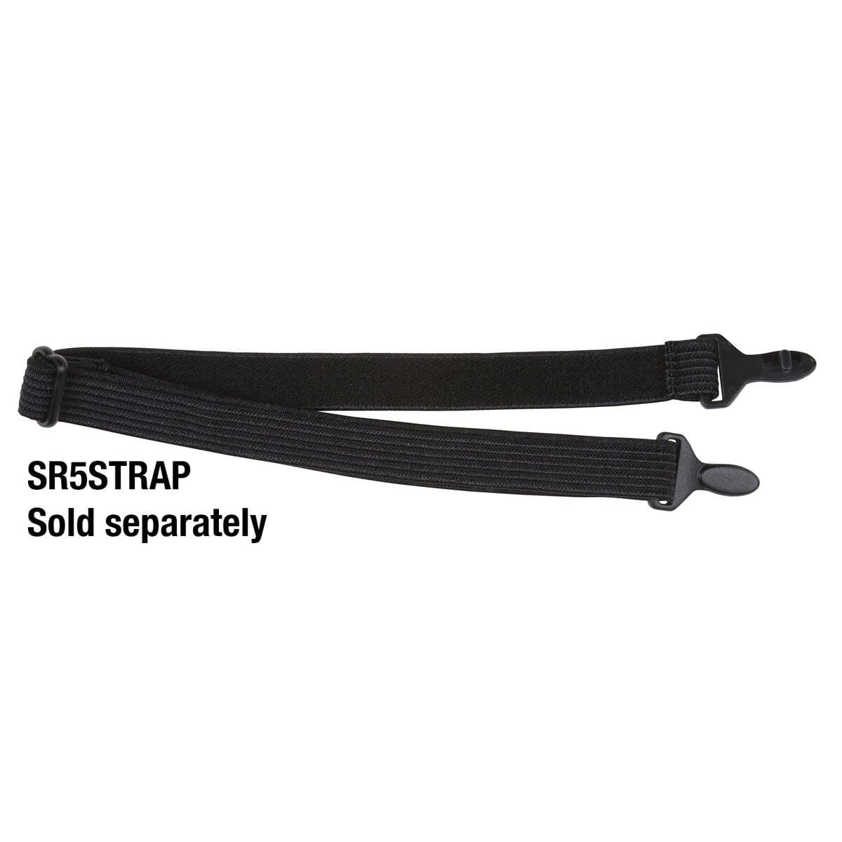 Crews Swagger SR5 Foam-Lined Safety Glasses with Black Frame and Gray MAX6 Anti-Fog Lens - Optional Strap