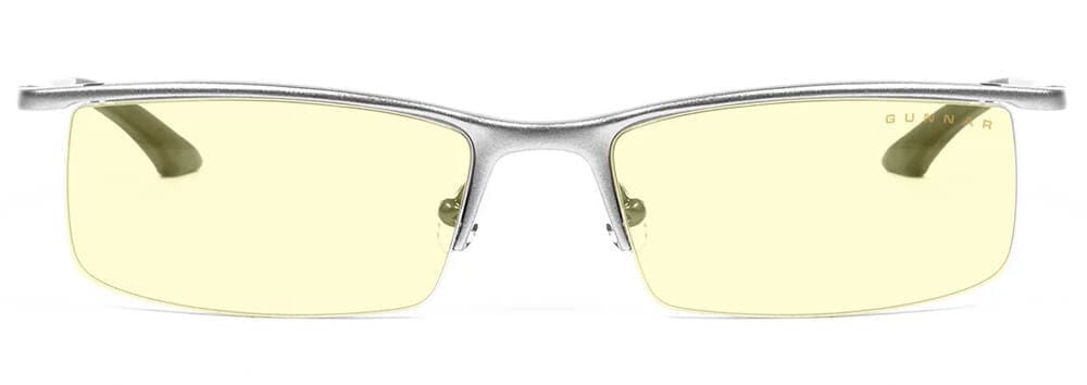 Gunnar Emissary Computer Glasses with Mercury Frame and Amber Lens - Front