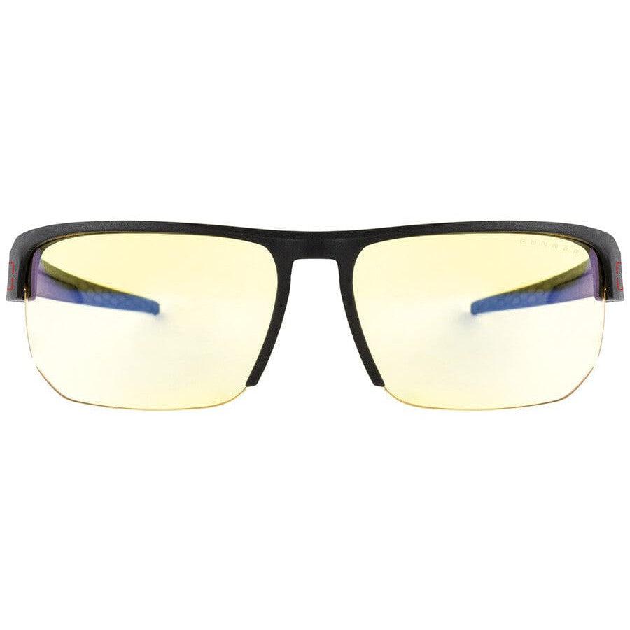 Gunnar Torpedo Computer Glasses with Onyx Frame and Amber Lens - Front