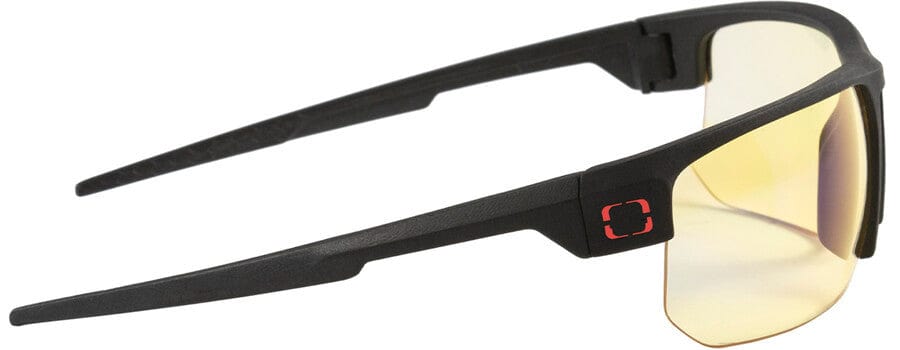 Gunnar Torpedo Computer Glasses with Onyx Frame and Amber Lens - Side