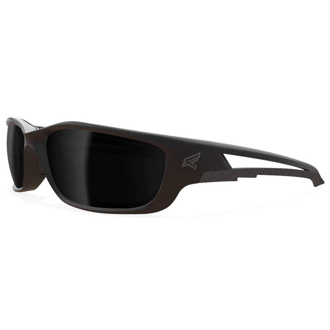 Edge Kazbek XL Safety Glasses with Black Frame and Polarized Smoke Lens TSK-XL216