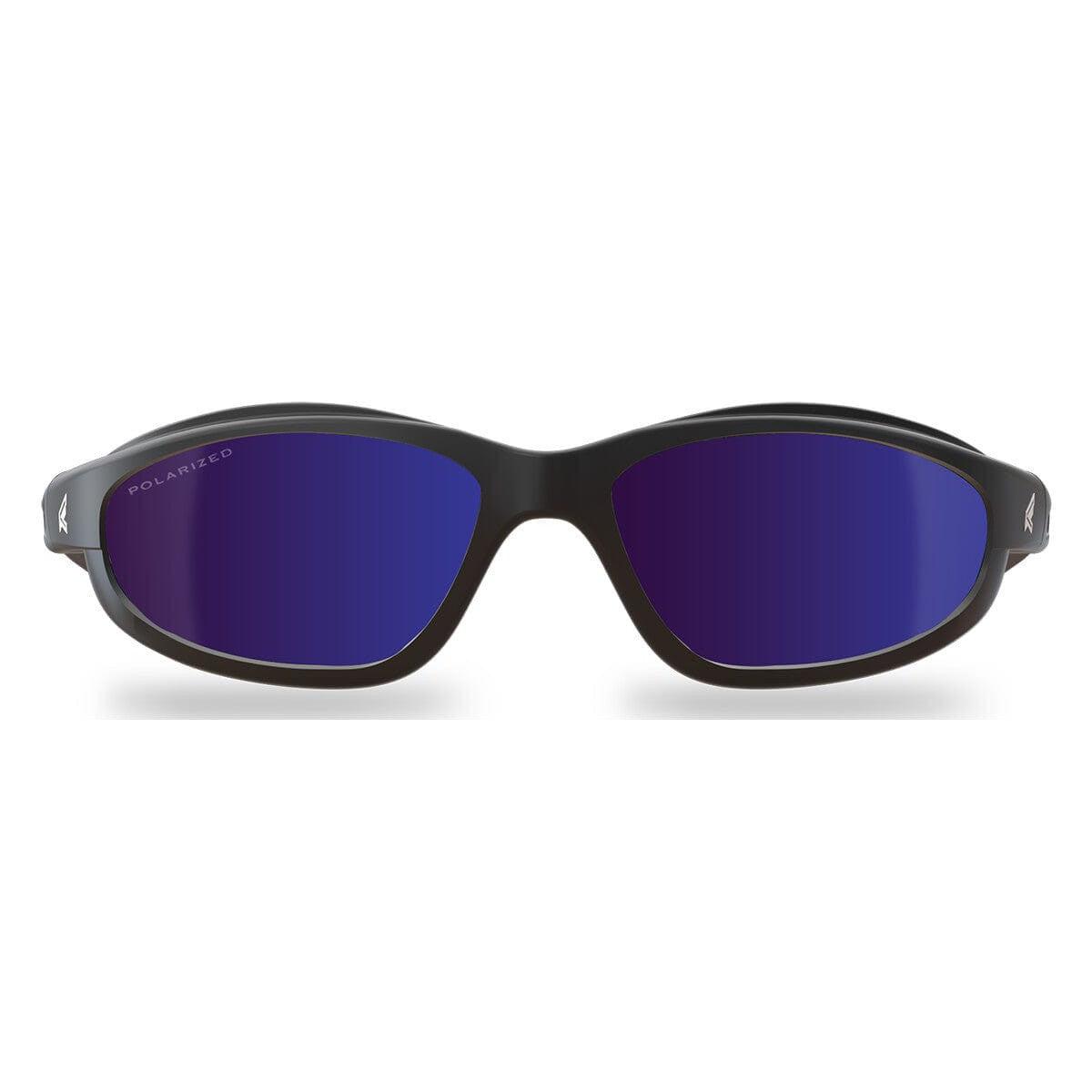 Edge Dakura Polarized Safety Glasses with AP Blue Mirror Lens TSMAP218 - Front View