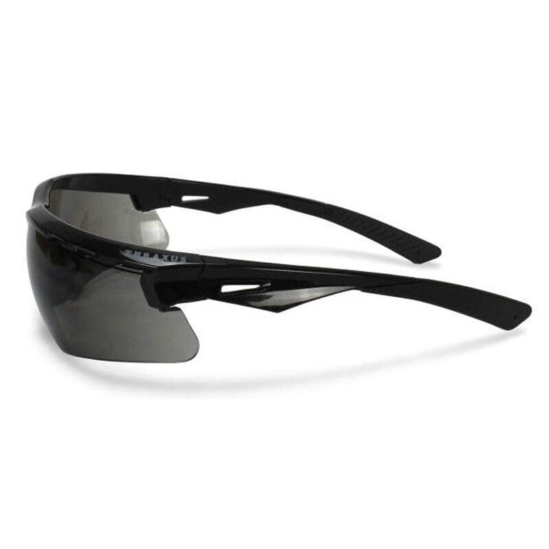 Radians Thraxus Safety Glasses with Smoke IQUITY Anti-Fog Lens - Side View