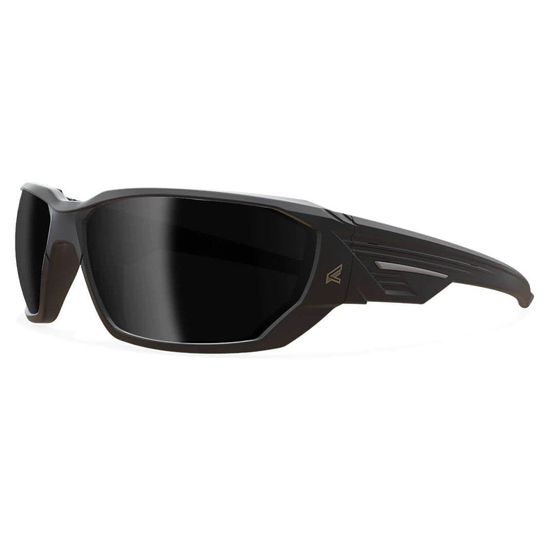 Edge Dawson Safety Glasses with Black Frame and Polarized Smoke Lens TXD416
