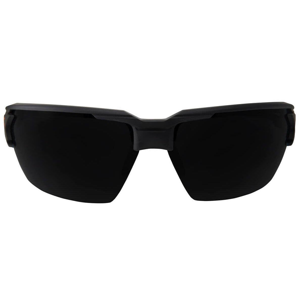 Edge Pumori Safety Glasses with Matte Black Frame and Smoke Vapor Shield Lens XP416VS - Front View