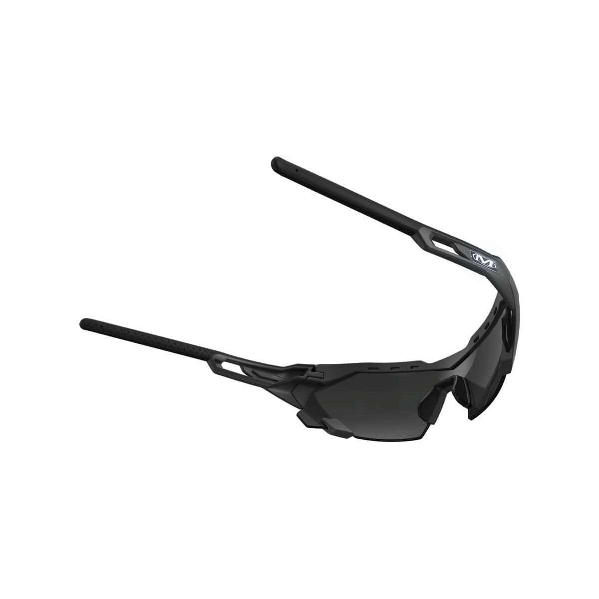 Mechanix Wear Type-E Safety Glasses with Grey Frame and Smoke Anti-Fog Lens VES-20AK-BU - Back View