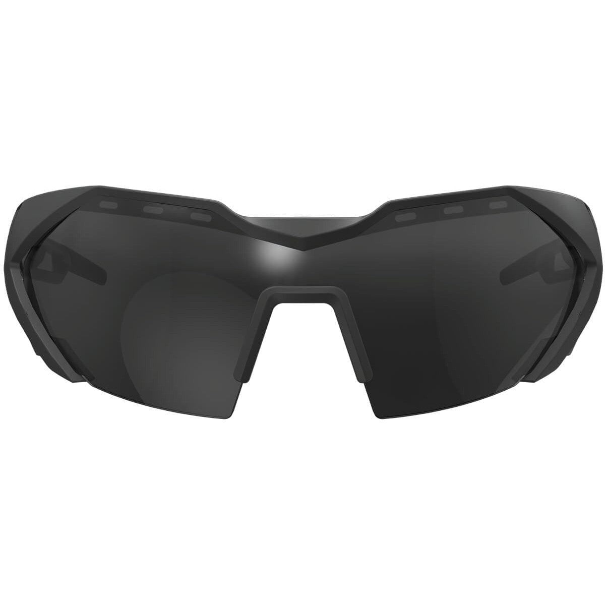 Mechanix Wear Type-E Safety Glasses with Grey Frame and Smoke Anti-Fog Lens VES-20AK-BU - Front View