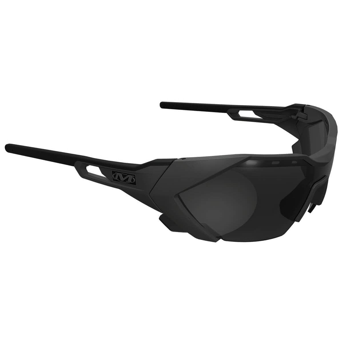 Mechanix Wear Type-E Safety Glasses with Grey Frame and Smoke Anti-Fog Lens VES-20AK-BU - Right View