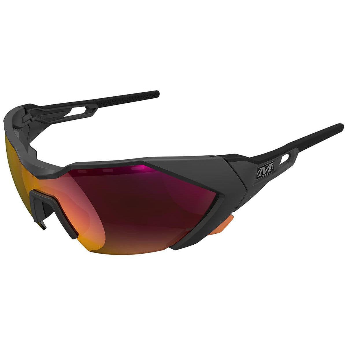 Mechanix Wear Type-E Safety Glasses with Grey Frame and Fire Mirror Anti-Fog Lens VES-21AK-BU