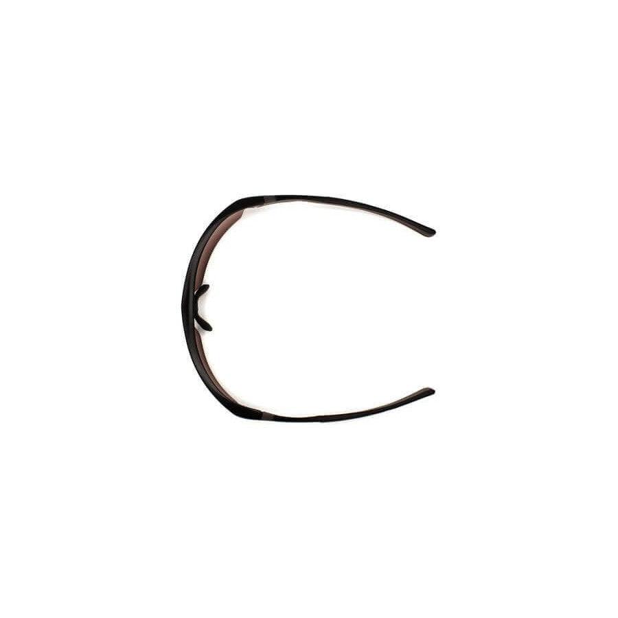 Venture Gear Tensaw Safety Sunglasses with White and Red Frame and Sky Red Mirror Anti-Fog Lens VGSWR355T - Top View