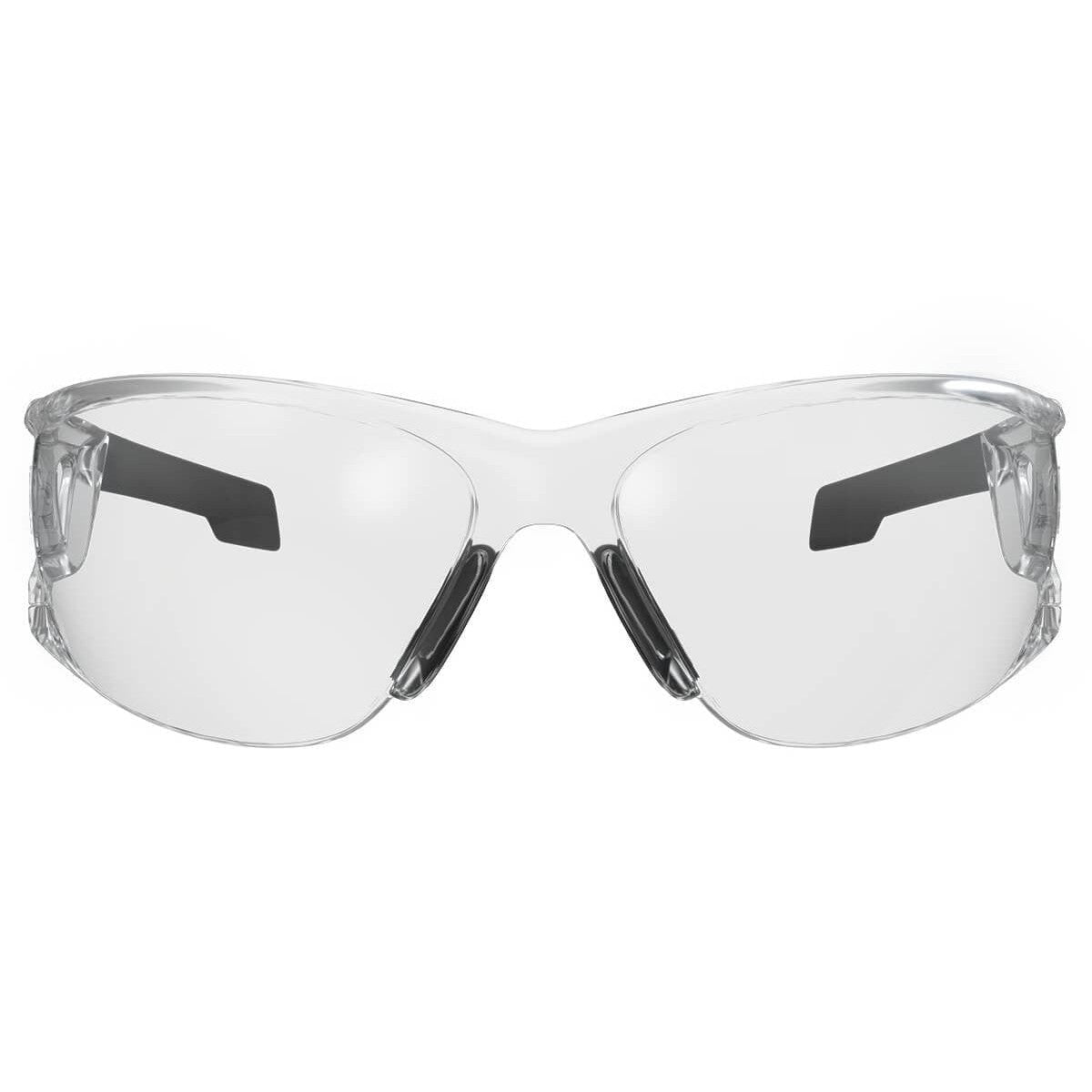 Mechanix Wear Type-N Safety Glasses with Clear Frame and Clear Anti-Fog Lens VNS-10AA-BU - Front View
