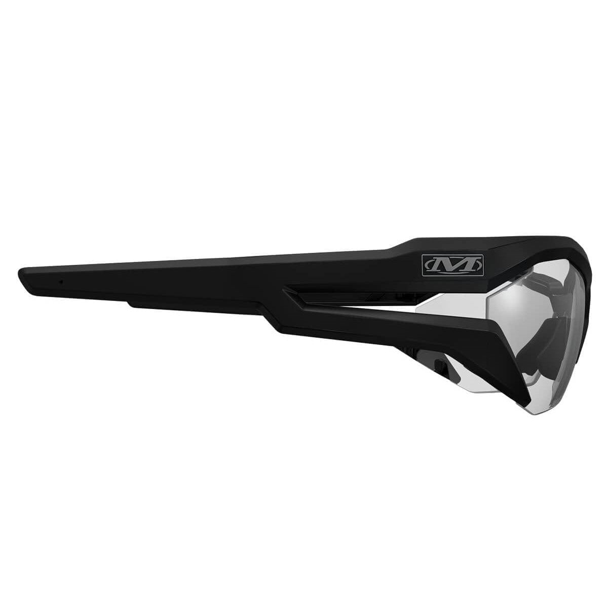 Mechanix Wear Type-V Safety Glasses with Black Frame and Clear Anti-Fog Lens VVS-10AE-BU - Side View