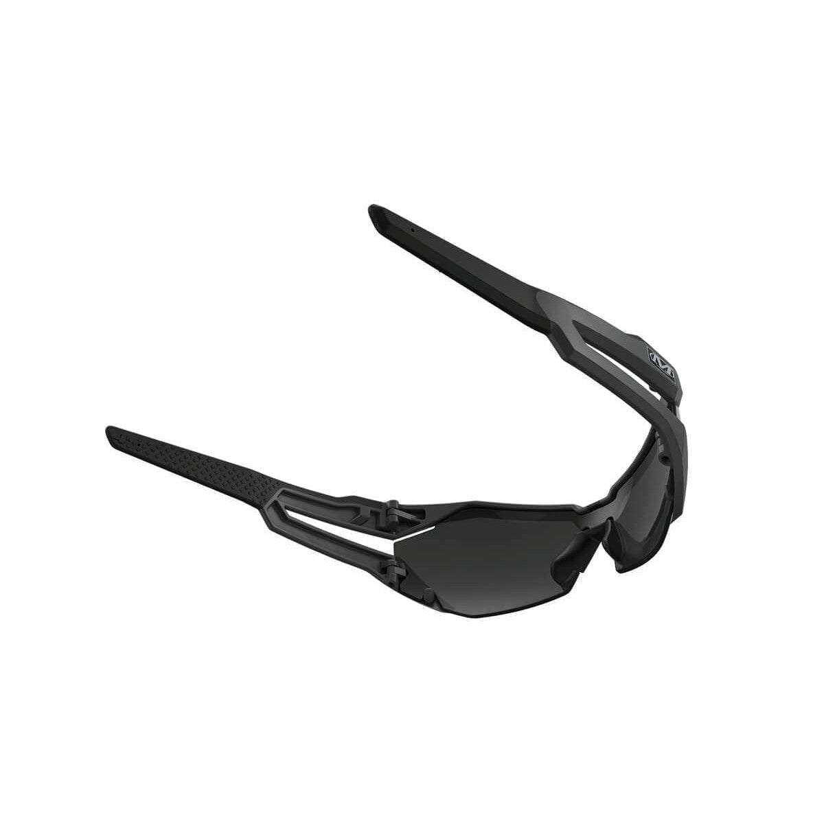 Mechanix Wear Type-V Safety Glasses with Grey Frame and Smoke Anti-Fog Lens VVS-20AH-BU - Back View