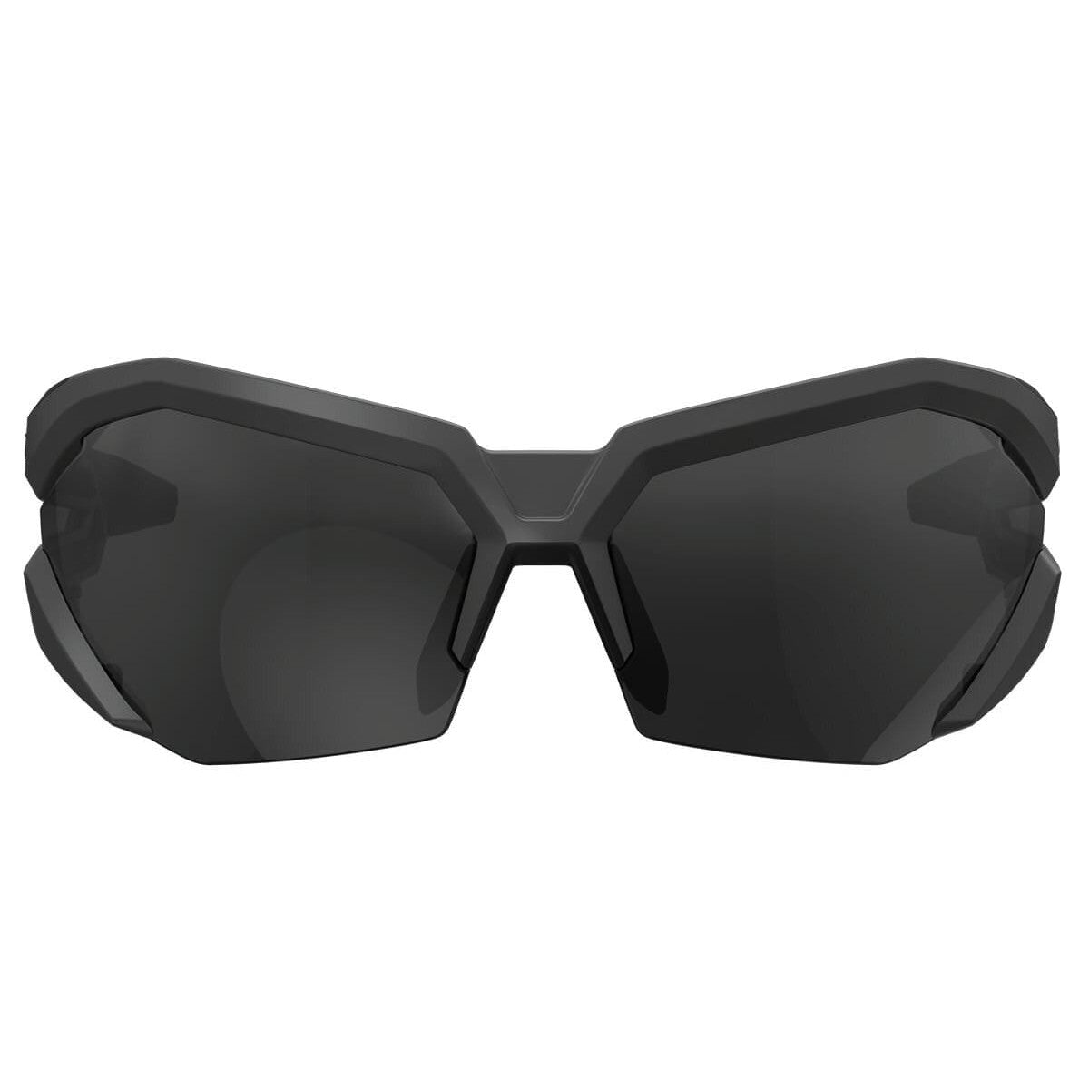 Mechanix Wear Type-V Safety Glasses with Grey Frame and Smoke Anti-Fog Lens VVS-20AH-BU - Front View