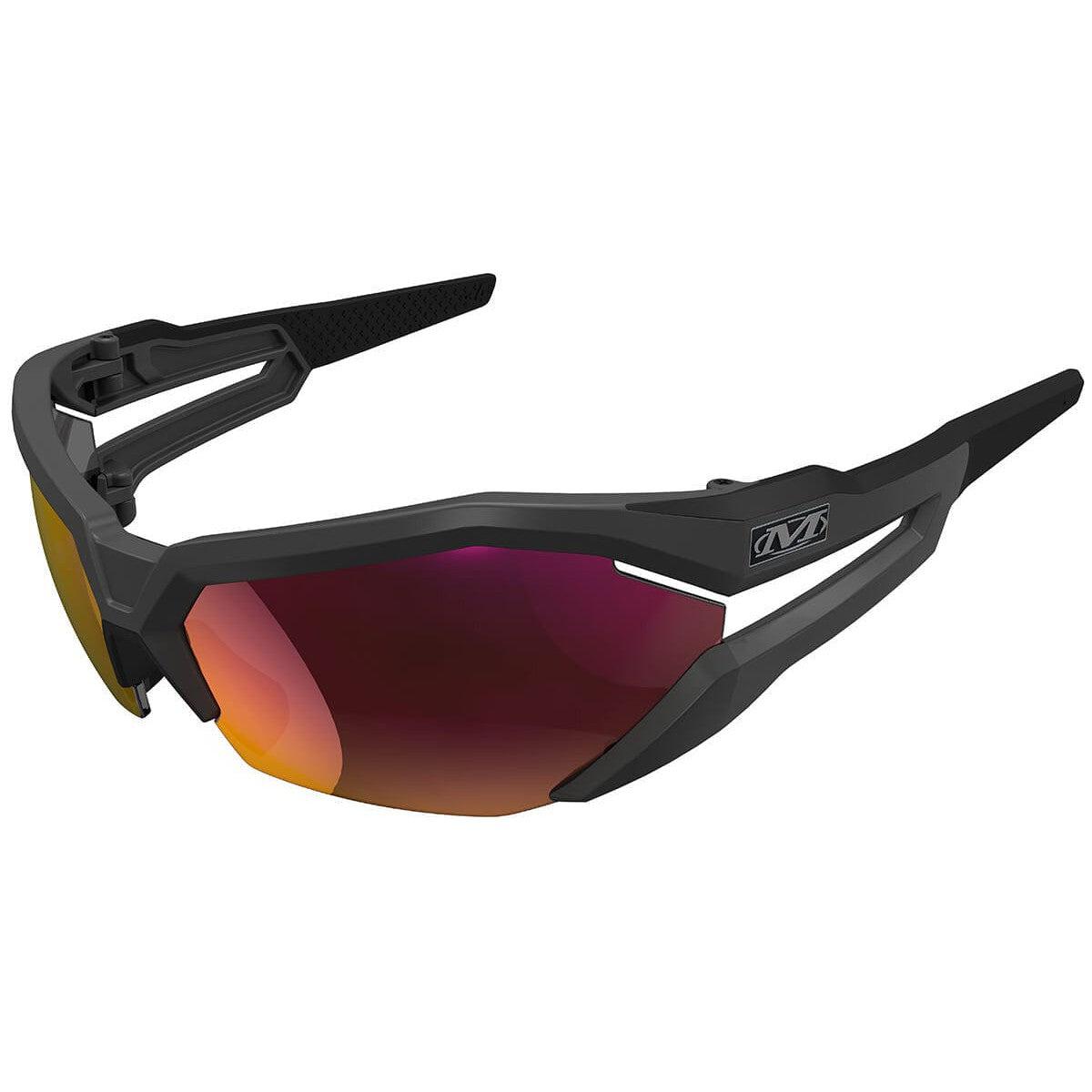 Mechanix Wear Type-V Safety Glasses with Grey Frame and Fire Mirror Anti-Fog Lens VVS-21AH-BU