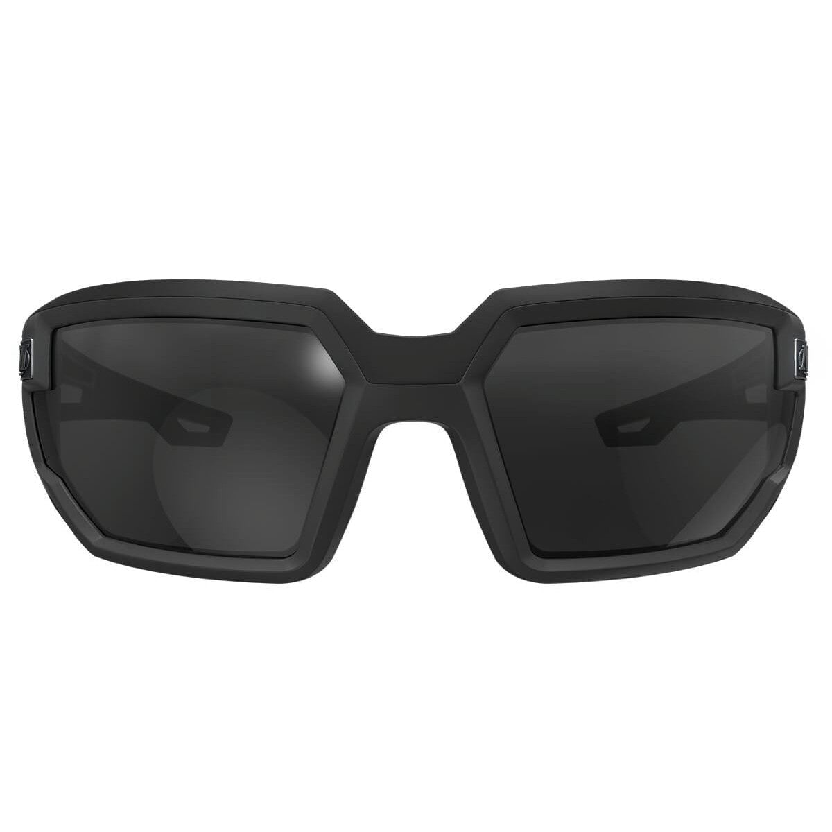 Mechanix Wear Type-X Safety Glasses with Grey Frame and Smoke Anti-Fog Lens VXS-20AK-BU - Front View