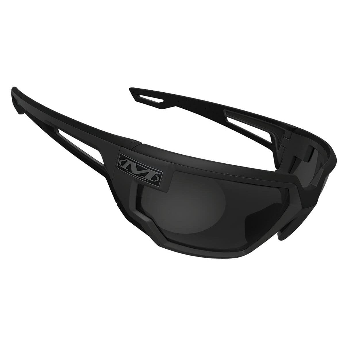 Mechanix Wear Type-X Safety Glasses with Grey Frame and Smoke Anti-Fog Lens VXS-20AK-BU - Right Side