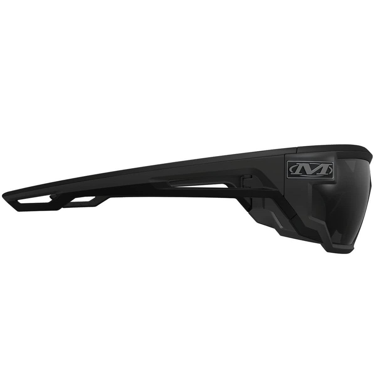 Mechanix Wear Type-X Safety Glasses with Grey Frame and Smoke Anti-Fog Lens VXS-20AK-BU - Side View