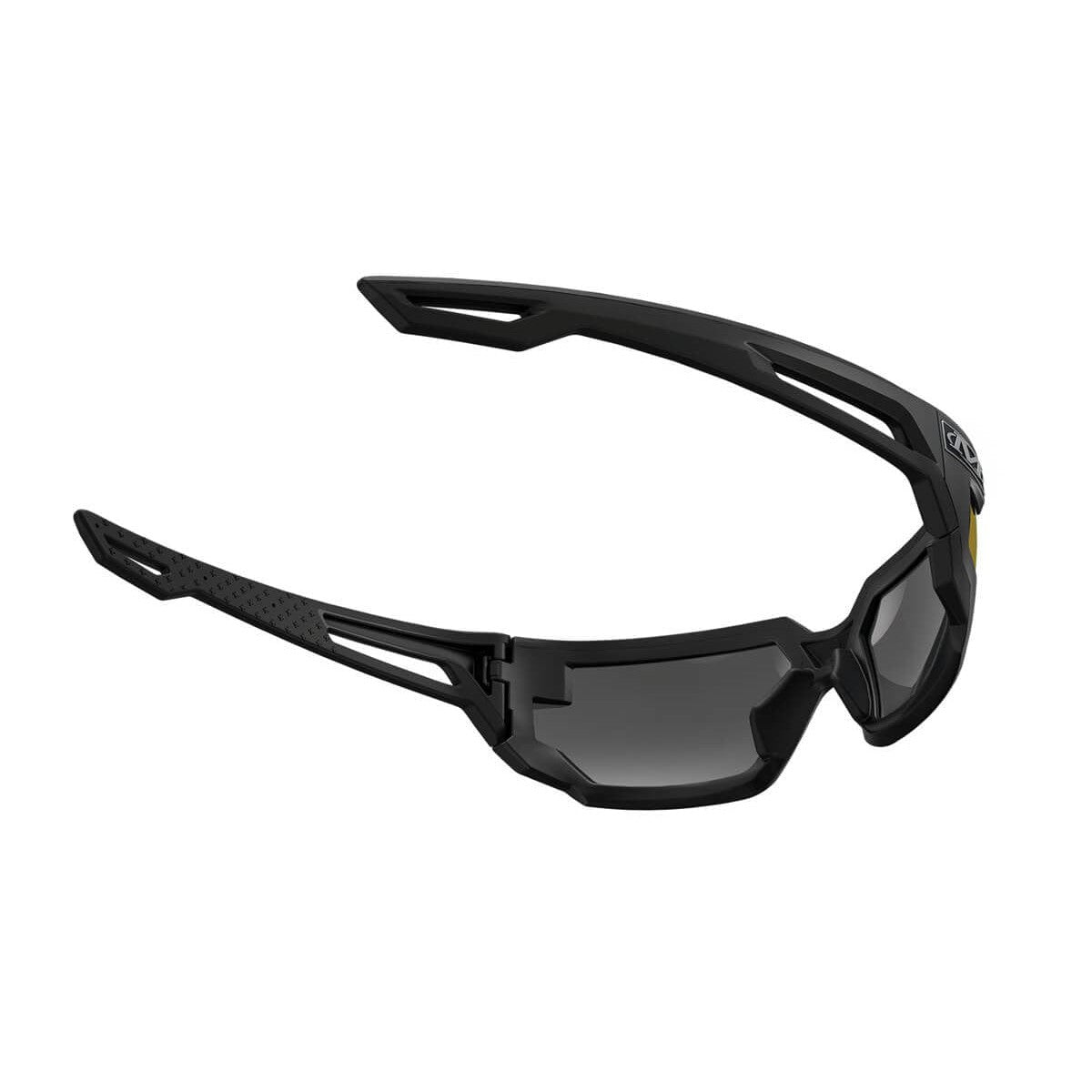 Mechanix Wear Type-X Safety Glasses with Black Frame and Fire Mirror Anti-Fog Lens VXS-21AE-BU - Back View