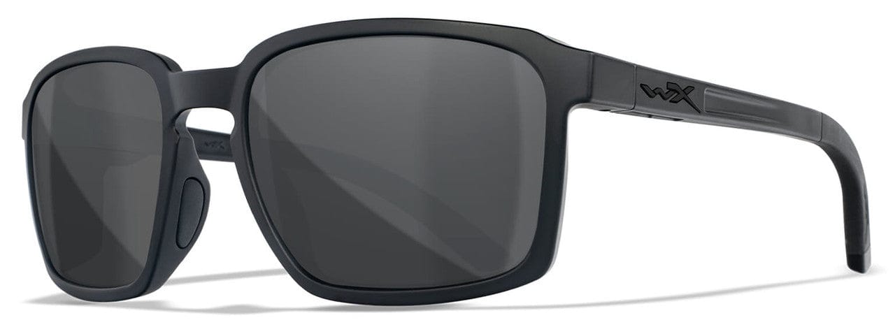 Wiley X Alfa Safety Sunglasses with Matte Black Frame and Smoke Grey Lens WX-AC6ALF02