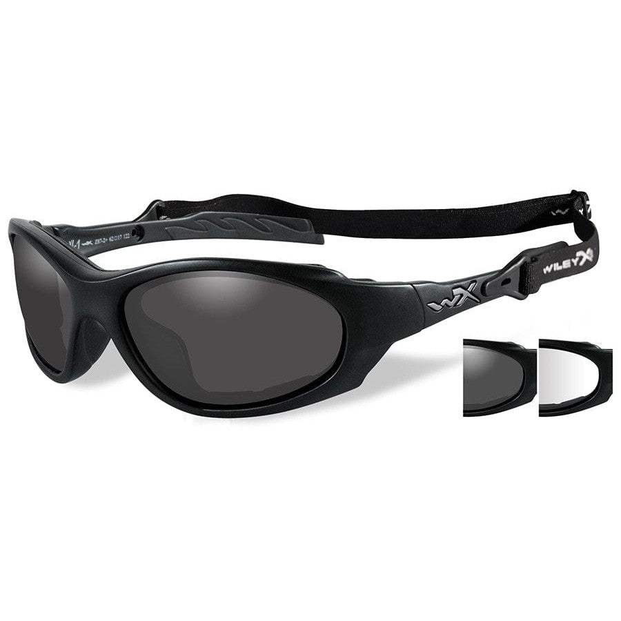 Wiley X XL-1 Advanced Ballistic Safety Glasses Kit with Matte Black Frame and Grey & Clear Lenses 291