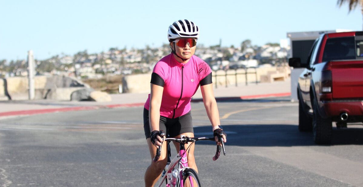 Woman Wearing Bobster Cadence 1