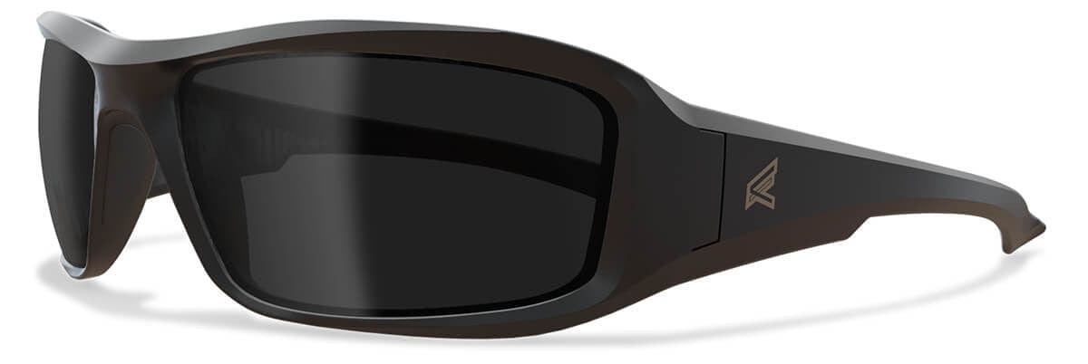 Edge Brazeau Torque Safety Glasses with Black Frame and Smoke Lens XB136
