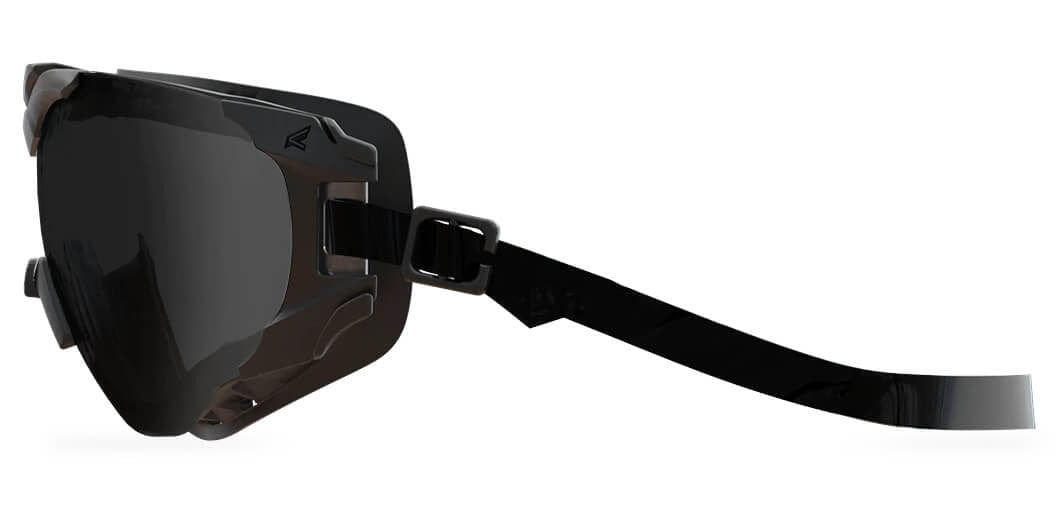 Edge Tactical Eyewear Super 64 Low-Profile Goggle with G-15 Vapor Shield Lens - Side View