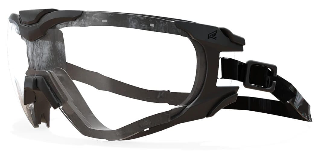 Edge Tactical Eyewear Super 64 Low-Profile Goggle with Clear Vapor Shield Lens