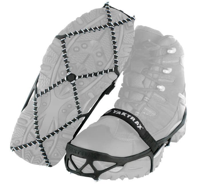 Yaktrax Pro Footwear Traction Installed View