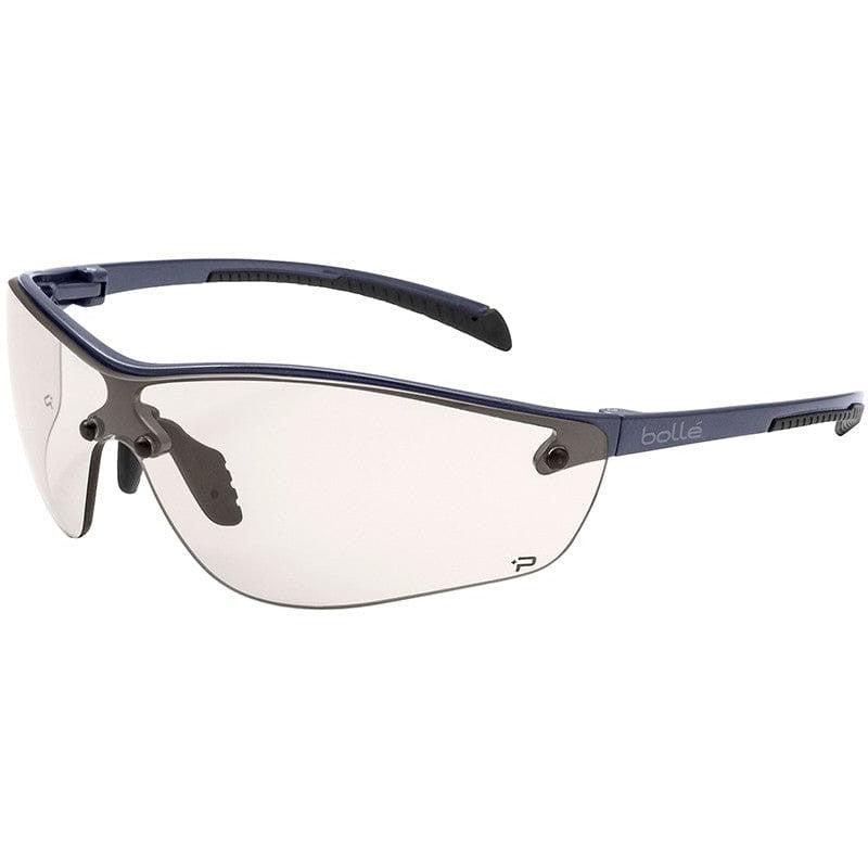 Bolle Silium Plus Safety Glasses with Graphite Colored Frame and CSP Anti-Fog Lens 40239