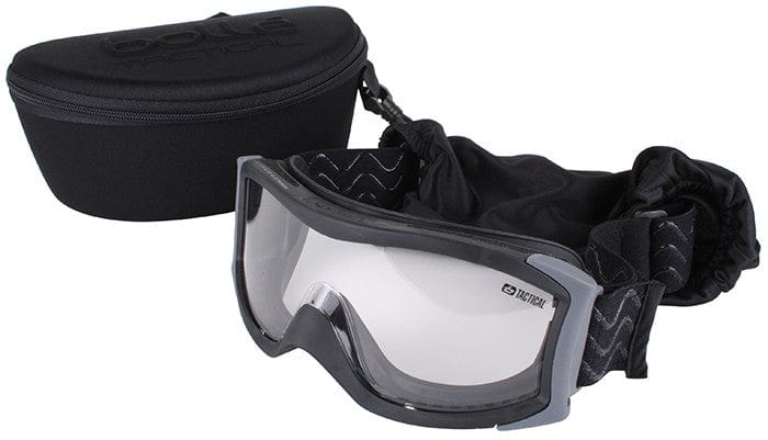 Bolle X1000 Tactical Safety Goggles with Black Frame and Clear Anti-Fog and Anti-Scratch Lens