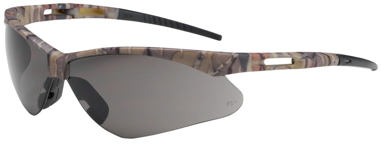 Bouton Anser Safety Glasses with Camouflage Frame and Gray Lens 250-AN-10123