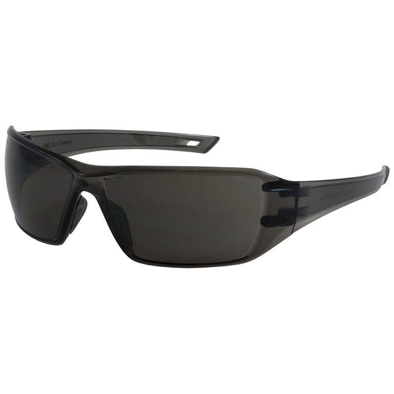 Bouton Captain Safety Glasses with Gray Temple and Gray Anti-Fog Lens