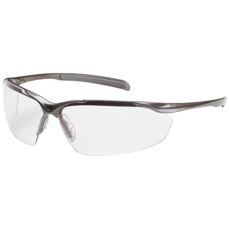 Bouton Commander Safety Glasses with Bronze Frame and Clear Anti-Fog Lens
