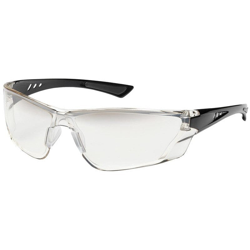 Bouton Recon Safety Glasses with Black Temple and Gradient Anti-Fog Lens