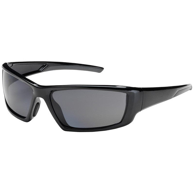 Bouton Sunburst Safety Sunglasses with Black Frame and Polarized Gray Lens-250-47-0041-Safety Glasses USA-1