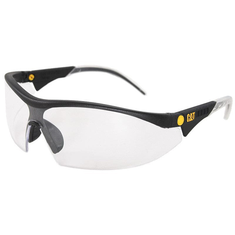 CAT Digger Safety Glasses with Black Frame and Clear Lens DIGGER-100