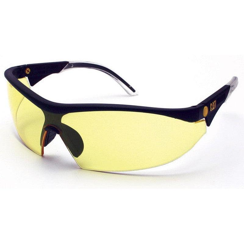 CAT Digger Safety Glasses with Black Frame and Yellow Lens DIGGER-112