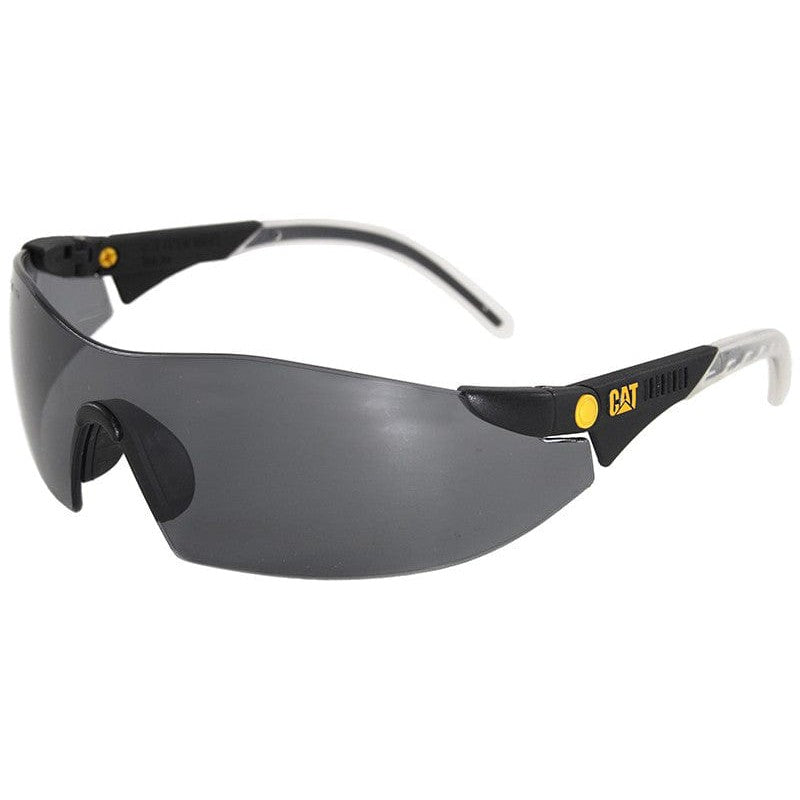 CAT Dozer Safety Glasses with Black Frame and Smoke Lens DOZER-104