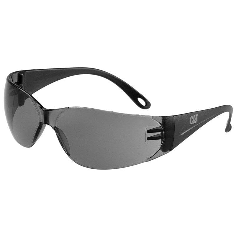 CAT Jet Safety Glasses with Black Frame and Smoke Lens JET-104