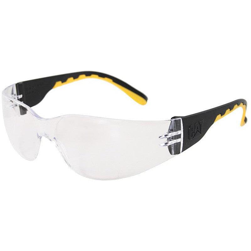 CAT Track Safety Glasses with Black Frame and Clear Lens TRACK-100