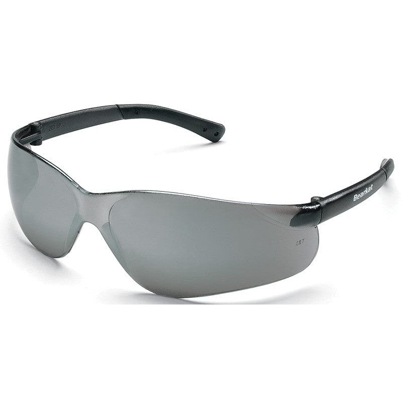 Crews Bearkat Safety Glasses with Silver Mirror Lenses