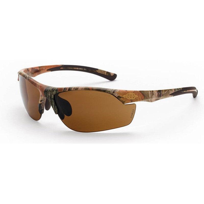 Crossfire AR3 Safety Glasses Woodland Brown Camo HD Brown Lens 16146