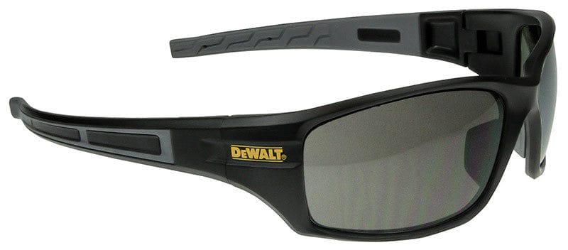 DeWalt Auger Safety Glasses with Black/Gray Frame and Smoke Lenses