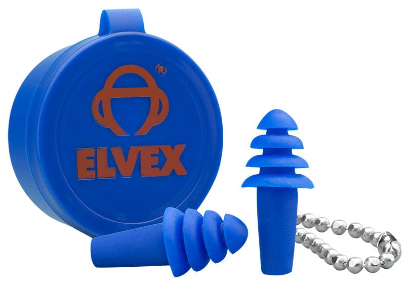 Elvex Quattro Uncorded Earplugs with Case NRR-25 EP-402