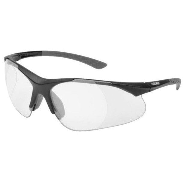 Delta Plus Rx-500C Safety Glasses with Black Frame and Clear Lens with Full Magnifier