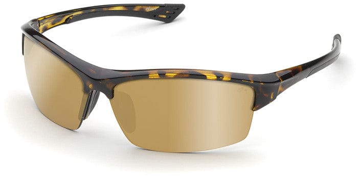 Elvex Sonoma Safety Glasses with Tortoise Frame and Gold Mirror Lens
